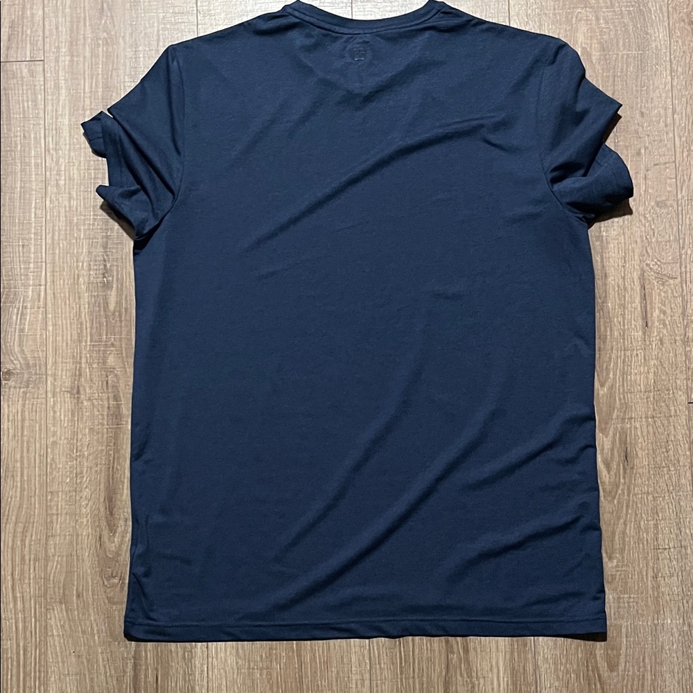 Men's Mountain Warehouse Short Sleeve Athletic Tees - Set of 2 Black & Navy L - Picture 8 of 9